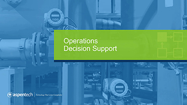 Operations Decision Support - Application Overview