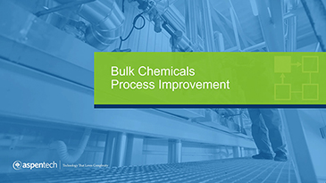 Bulk Chemical Process Improvement - Application Overview