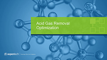 Acid Gas Removal Optimization - Application Overview