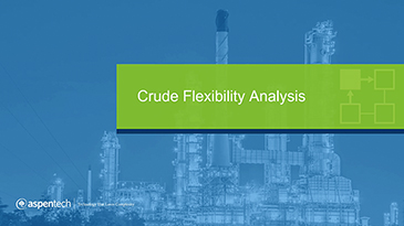 Crude Flexibility Analysis - Application Overview